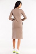 Sukienka Model M313 Latte - Infinite You - L Sukienka Model M313 Latte - Infinite You - L
