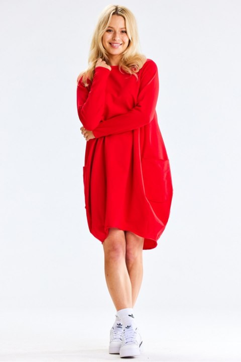 Sukienka Model M329 Red - Infinite You - S/M Sukienka Model M329 Red - Infinite You - S/M