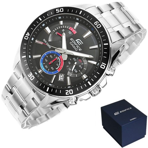 Zegarek Męski CASIO EDIFICE EFR-552D-1A3VUDF + BOX Zegarek Męski CASIO EDIFICE EFR-552D-1A3VUDF + BOX