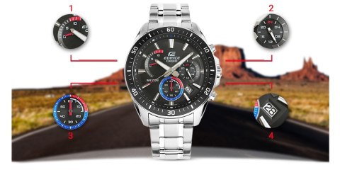Zegarek Męski CASIO EDIFICE EFR-552D-1A3VUDF + BOX Zegarek Męski CASIO EDIFICE EFR-552D-1A3VUDF + BOX