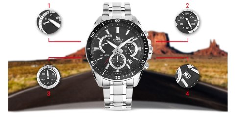 Zegarek Męski CASIO EDIFICE EFR-552D-1AVUEF + BOX Zegarek Męski CASIO EDIFICE EFR-552D-1AVUEF + BOX