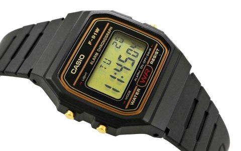 Zegarek Męski CASIO F-91WG-9QDF Zegarek Męski CASIO F-91WG-9QDF