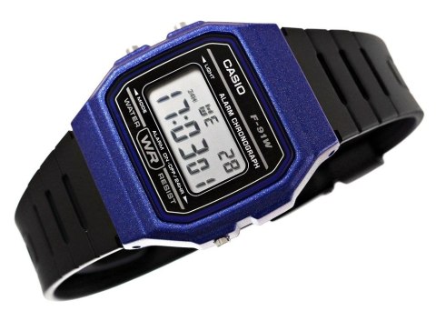 Zegarek Męski CASIO F-91WM-2ADF Zegarek Męski CASIO F-91WM-2ADF