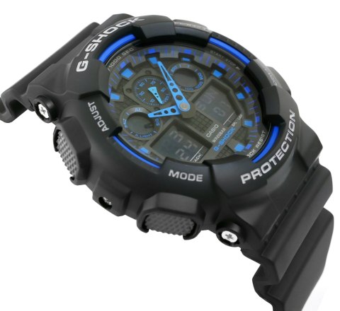 Zegarek Męski CASIO G-SHOCK GA-100-1A2ER + BOX Zegarek Męski CASIO G-SHOCK GA-100-1A2ER + BOX