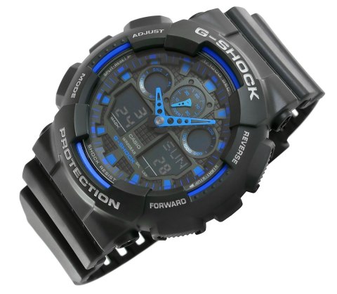 Zegarek Męski CASIO G-SHOCK GA-100-1A2ER + BOX Zegarek Męski CASIO G-SHOCK GA-100-1A2ER + BOX