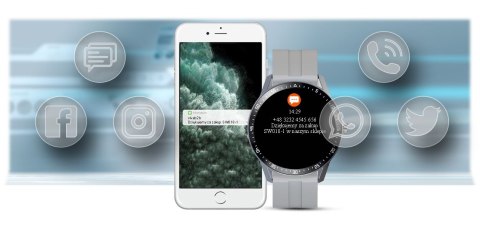 Zegarek SMARTWATCH G.ROSSI SW018-2 Zegarek SMARTWATCH G.ROSSI SW018-2