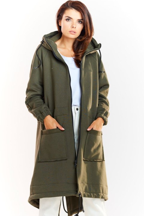 Bluza Damska Model M220 Khaki - Infinite You - S/M Bluza Damska Model M220 Khaki - Infinite You - S/M