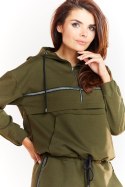 Bluza Damska Model M228 Khaki - Infinite You - M Bluza Damska Model M228 Khaki - Infinite You - M