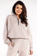 Bluza Damska Model M316 Beige - Infinite You - L/XL Bluza Damska Model M316 Beige - Infinite You - L/XL