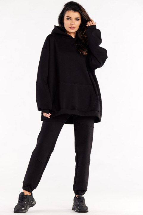 Bluza Damska Model M323 Black - Infinite You - uniwersalny Bluza Damska Model M323 Black - Infinite You - uniwersalny