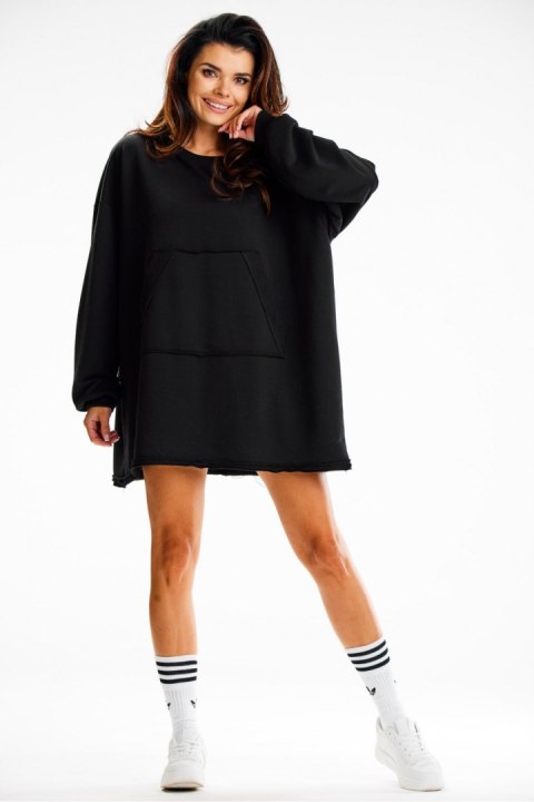 Bluza Damska Model M335 Black - Infinite You - uniwersalny Bluza Damska Model M335 Black - Infinite You - uniwersalny
