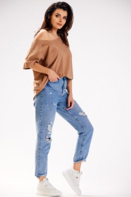 Bluzka Model M254 Beige - Infinite You - uniwersalny