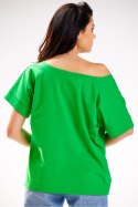 Bluzka Model M254 Green - Infinite You - uniwersalny Bluzka Model M254 Green - Infinite You - uniwersalny