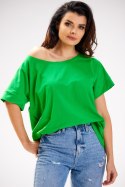Bluzka Model M254 Green - Infinite You - uniwersalny Bluzka Model M254 Green - Infinite You - uniwersalny