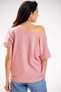 Bluzka Model M254 Pink - Infinite You - uniwersalny Bluzka Model M254 Pink - Infinite You - uniwersalny