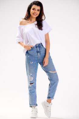 Bluzka Model M254 White - Infinite You - uniwersalny