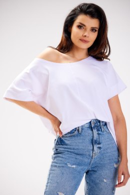Bluzka Model M254 White - Infinite You - uniwersalny