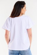 Bluzka Model M267 White - Infinite You - uniwersalny Bluzka Model M267 White - Infinite You - uniwersalny