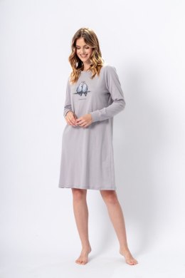 Koszulka nocna Koszula Nocna Model Gloriana 1365 Light Grey - M-Max - S