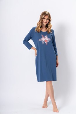 Koszulka nocna Koszula Nocna Model Kasia 1373 Dark Jeans - M-Max - XL