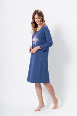 Koszulka nocna Koszula Nocna Model Kasia 1373 Dark Jeans - M-Max - XL