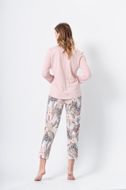 Piżama Damska Model Cecylia 1345 Light Pink - M-Max - XXL Piżama Damska Model Cecylia 1345 Light Pink - M-Max - XXL