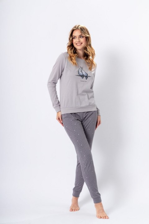 Piżama Damska Model Grenada 1363 Light Grey - M-Max - XL