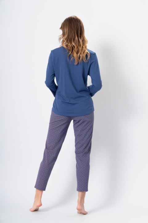 Piżama Damska Model Kornelia 1372 Dark Jeans - M-Max - XXL Piżama Damska Model Kornelia 1372 Dark Jeans - M-Max - XXL
