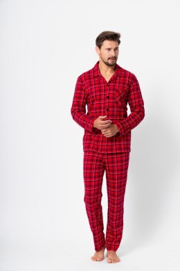 Piżama Męska Model Alan 1391 Red - M-Max - XXL