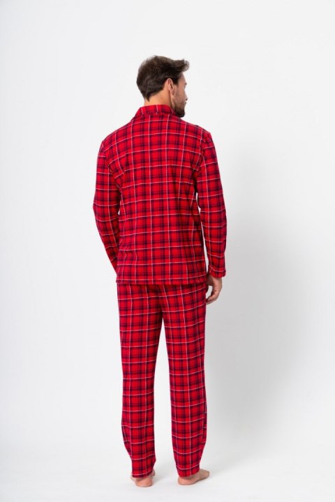 Piżama Męska Model Alan 1391 Red - M-Max - XXL Piżama Męska Model Alan 1391 Red - M-Max - XXL