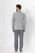 Piżama Męska Model Ambroży 196 Grey Melange - M-Max - M