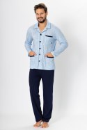 Piżama Męska Model Ambroży 196 Light Jeans - M-Max - XL