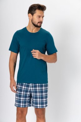 Piżama Męska Model Lukas 1129 Morska Zieleń - M-Max - XL