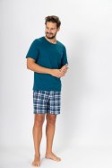 Piżama Męska Model Lukas 1129 Morska Zieleń - M-Max - XL