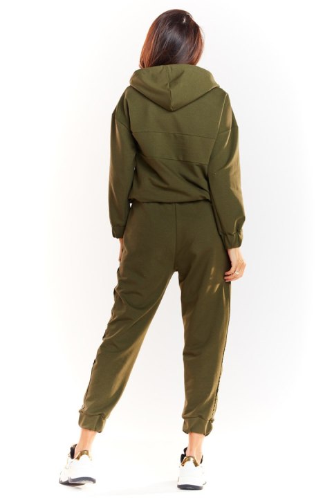 Spodnie Dresowe Model M231 Khaki - Infinite You - XL Spodnie Dresowe Model M231 Khaki - Infinite You - XL