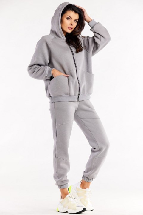 Spodnie Dresowe Model M325 Grey - Infinite You - M Spodnie Dresowe Model M325 Grey - Infinite You - M
