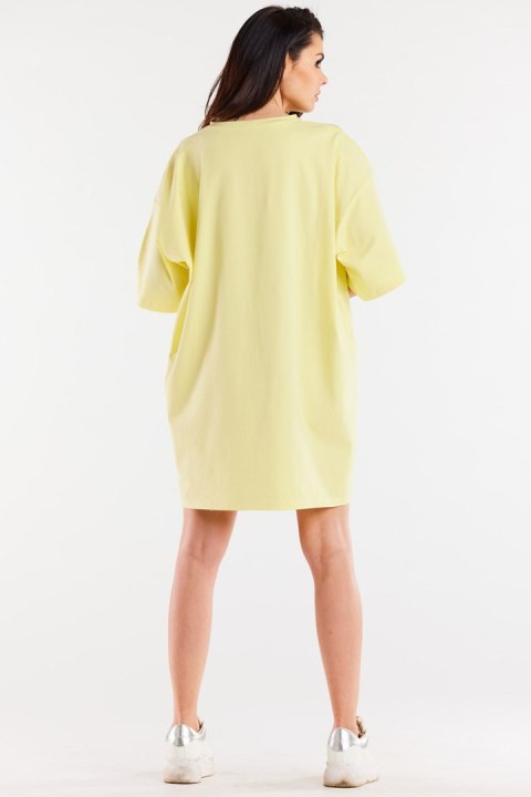 Sukienka Model M255 Yellow - Infinite You - uniwersalny Sukienka Model M255 Yellow - Infinite You - uniwersalny