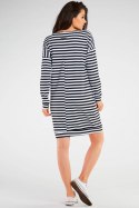 Sukienka Model M257 Black/Stripes - Infinite You - L/XL Sukienka Model M257 Black/Stripes - Infinite You - L/XL