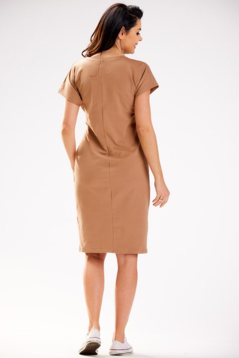 Sukienka Model M302 Beige - Infinite You - XL Sukienka Model M302 Beige - Infinite You - XL