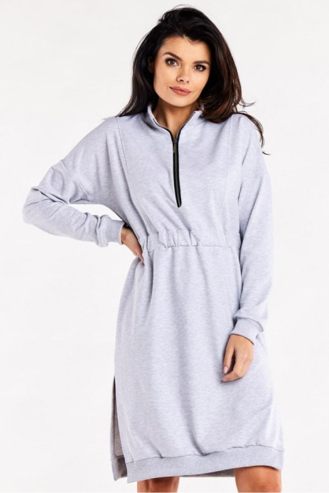 Sukienka Model M322 Grey - Infinite You - L Sukienka Model M322 Grey - Infinite You - L