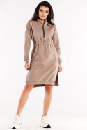 Sukienka Model M322 Latte - Infinite You - XL Sukienka Model M322 Latte - Infinite You - XL