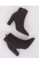 BOTKI NA OBCASIE SZARE NS039P GREY - Inello - 36 BOTKI NA OBCASIE SZARE NS039P GREY - Inello - 36
