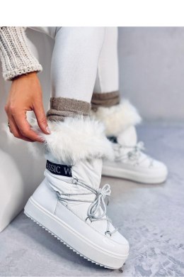 Śniegowce z futrem KENDALS WHITE - Inello - 37