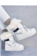 Śniegowce z futrem KENDALS WHITE - Inello - 37 Śniegowce z futrem KENDALS WHITE - Inello - 37