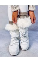 Śniegowce z futrem KENDALS WHITE - Inello - 40 Śniegowce z futrem KENDALS WHITE - Inello - 40
