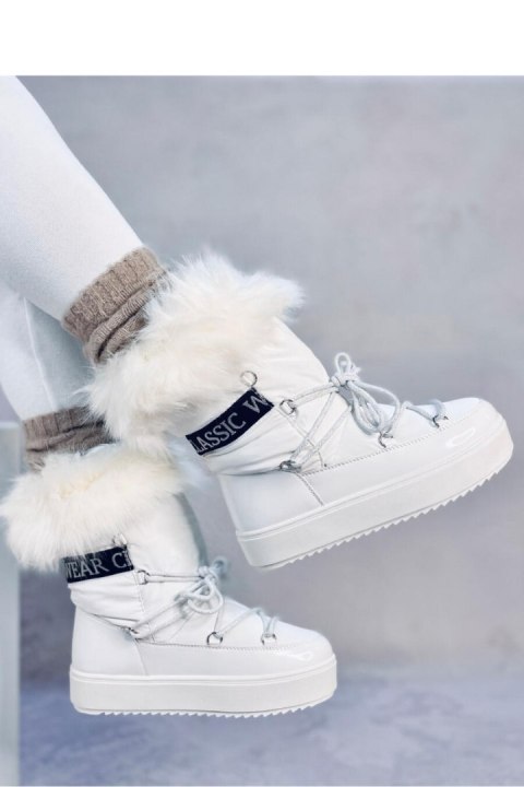 Śniegowce z futrem KENDALS WHITE - Inello - 40 Śniegowce z futrem KENDALS WHITE - Inello - 40