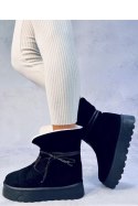 Śniegowce z kożuszkiem PRICE BLACK - Inello - 38