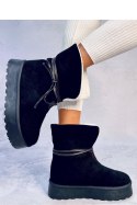 Śniegowce z kożuszkiem PRICE BLACK - Inello - 40