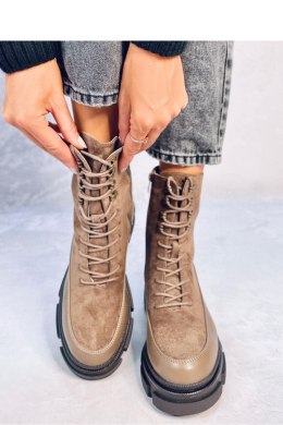 Botki sznurowane KINNEY KHAKI - Inello - 37