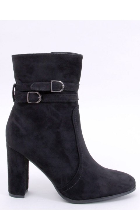 Botki zamszowe na obcasie DIANES BLACK - Inello - 36 Botki zamszowe na obcasie DIANES BLACK - Inello - 36